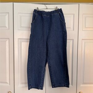 Le Bon Shoppe Arc Pants in Blue Denim size L - NWOT